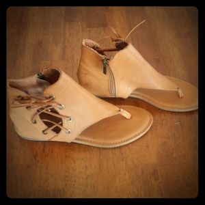 Bamboo Leather Sandles